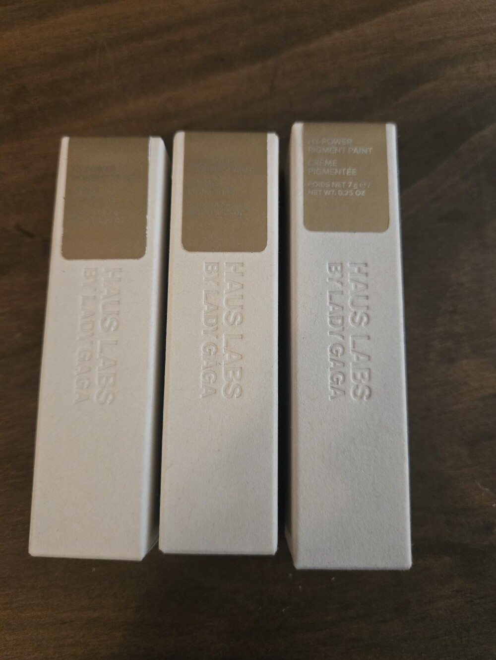 Set Of 3 Haus Labs Hy-power Pigment Paint - Gold Shimmer